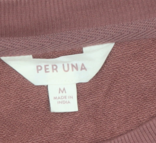 Marks and Spencer Per Una Women’s Pink Embellished Pullover Sweatshirt M