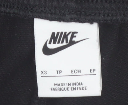 Nike Women's Black XS Fleece Cuffed Sweatpants
