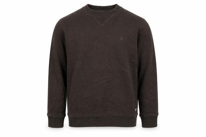 Melka Men's Brown Crew Neck Pullover Sweatshirt Size S