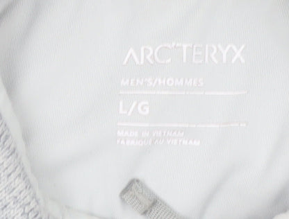 Arc'teryx Men's Grey Covert Cardigan Fleece Jacket Size L