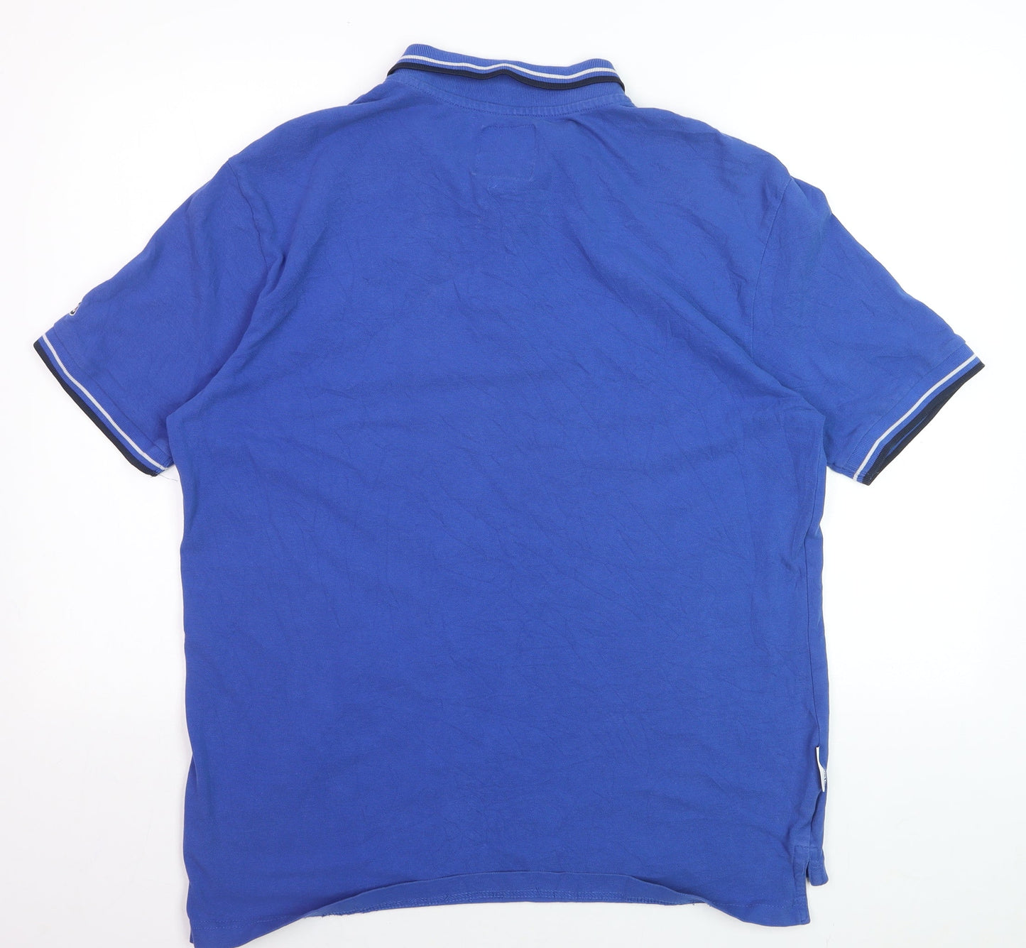 Lambretta Men’s Blue 4XL Polo Shirt Retro Classic Cotton