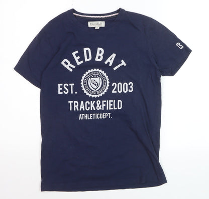 P.G. Field Boys Blue Graphic Track & Field Cotton T-Shirt Size S