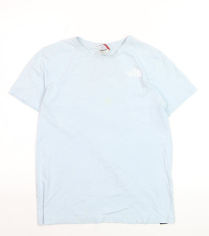 The North Face Girls Blue XL Graphic Logo T-Shirt