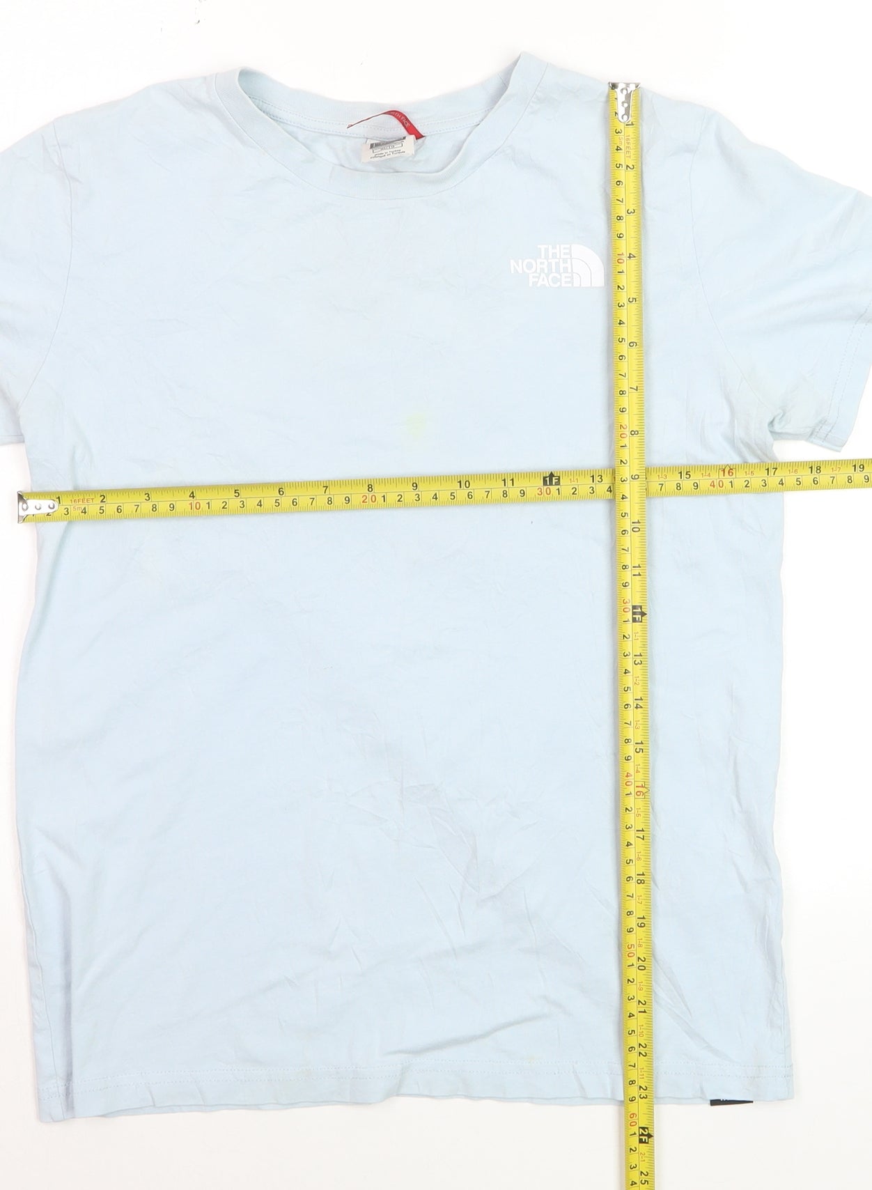 The North Face Girls Blue XL Graphic Logo T-Shirt