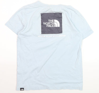 The North Face Girls Blue XL Graphic Logo T-Shirt