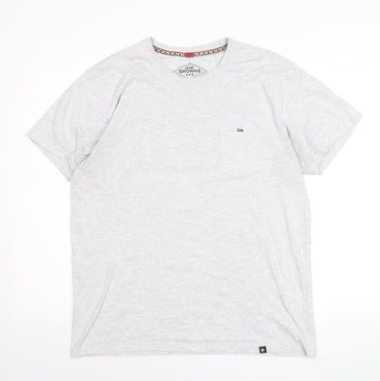 Joe Browns Men's Grey Crew Neck Cotton T-Shirt Size L