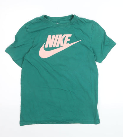 Nike Men’s Green Graphic Logo Sports T-Shirt Size S