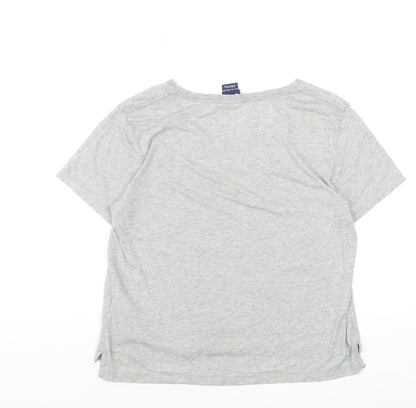 Nike Men's Grey Short Sleeve Crew Neck Graphic T-Shirt XS