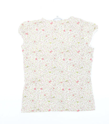 Laura Ashley Women’s Multicoloured Floral Cotton Jersey T-Shirt UK 12