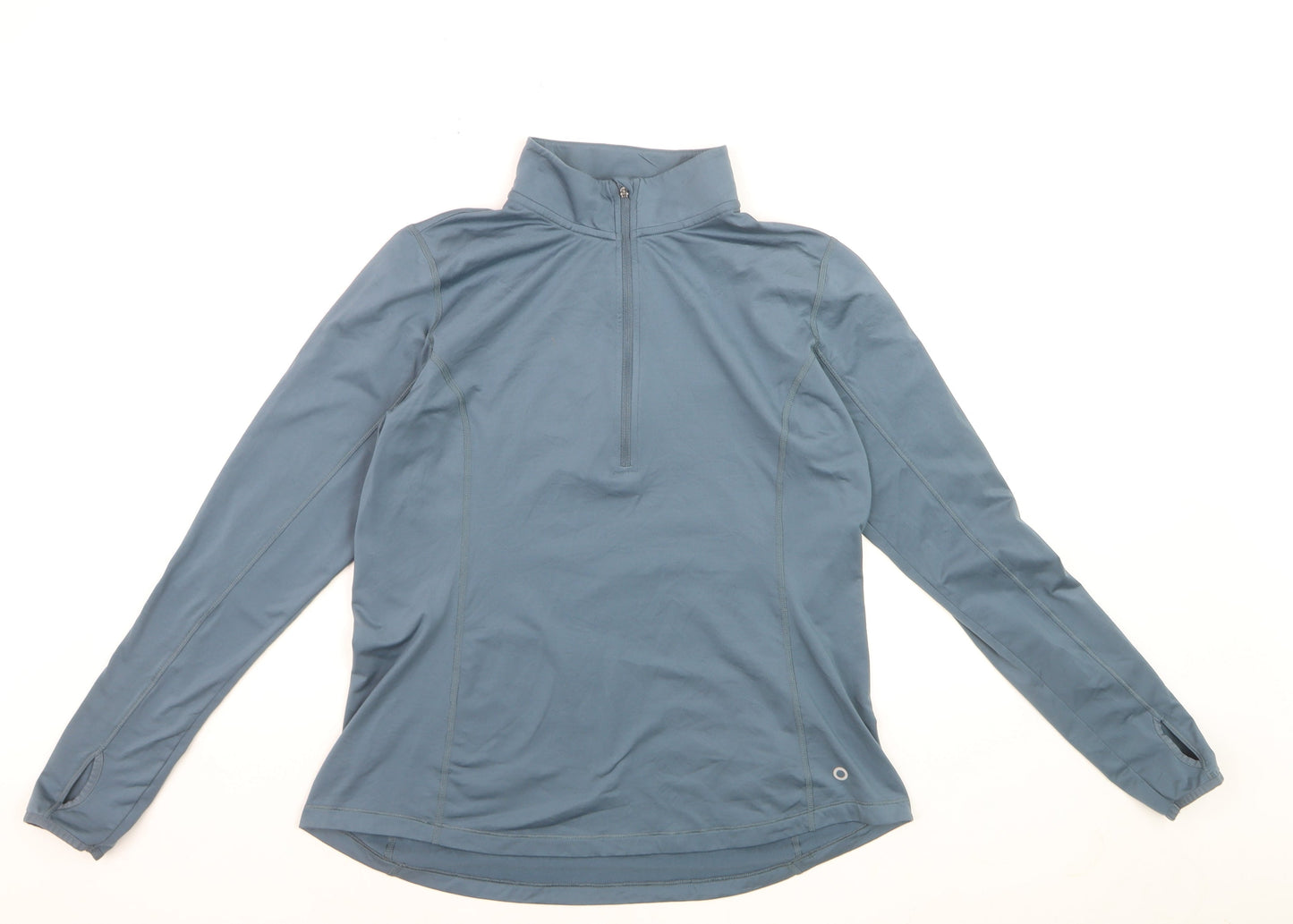 Marks and Spencer Men’s Blue 1/4 Zip Athletic Sweatshirt L