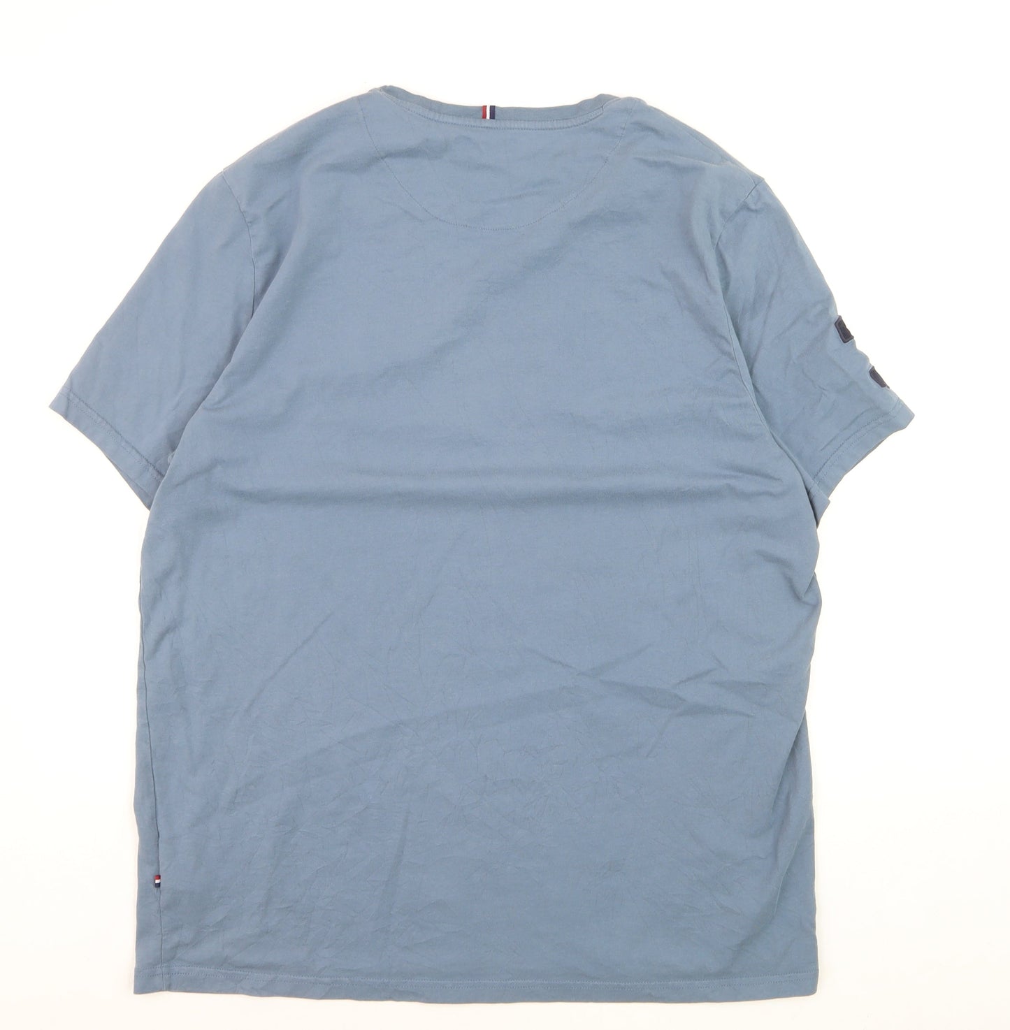 U.S. Polo Assn. Men's Blue XXL Crew Neck Cotton T-Shirt Short Sleeve