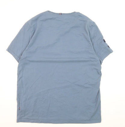 U.S. Polo Assn. Men's Blue XXL Crew Neck Cotton T-Shirt Short Sleeve
