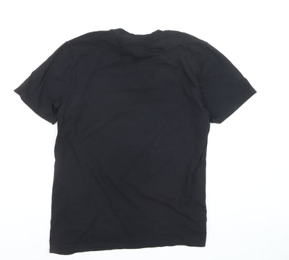 Street Fighter Black Men's Short Sleeve Cotton T-Shirt Size S