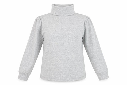 Uniqlo Women Grey Roll Neck Long Sleeve Jersey Jumper Size L