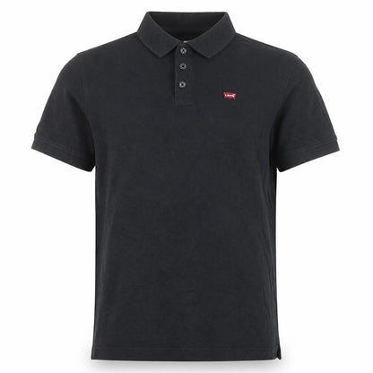 Levi's Men's Black Cotton Polo Shirt M Regular Fit