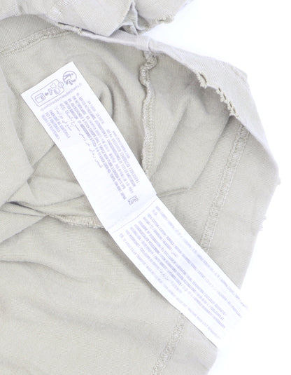 Abercrombie & Fitch Men's Beige Crew Neck Cotton T-Shirt Large