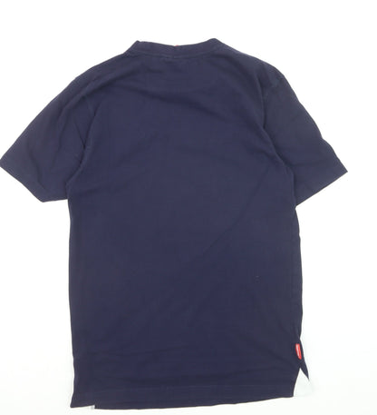 Slazenger Men's Blue Small Crew Neck Sports T-Shirt
