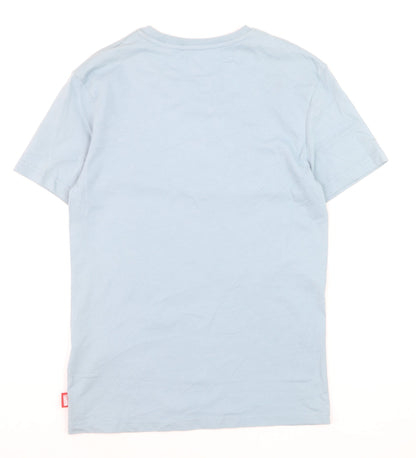 Disney Marvel Westview Blue Men's T-Shirt Size XS Cotton Graphic