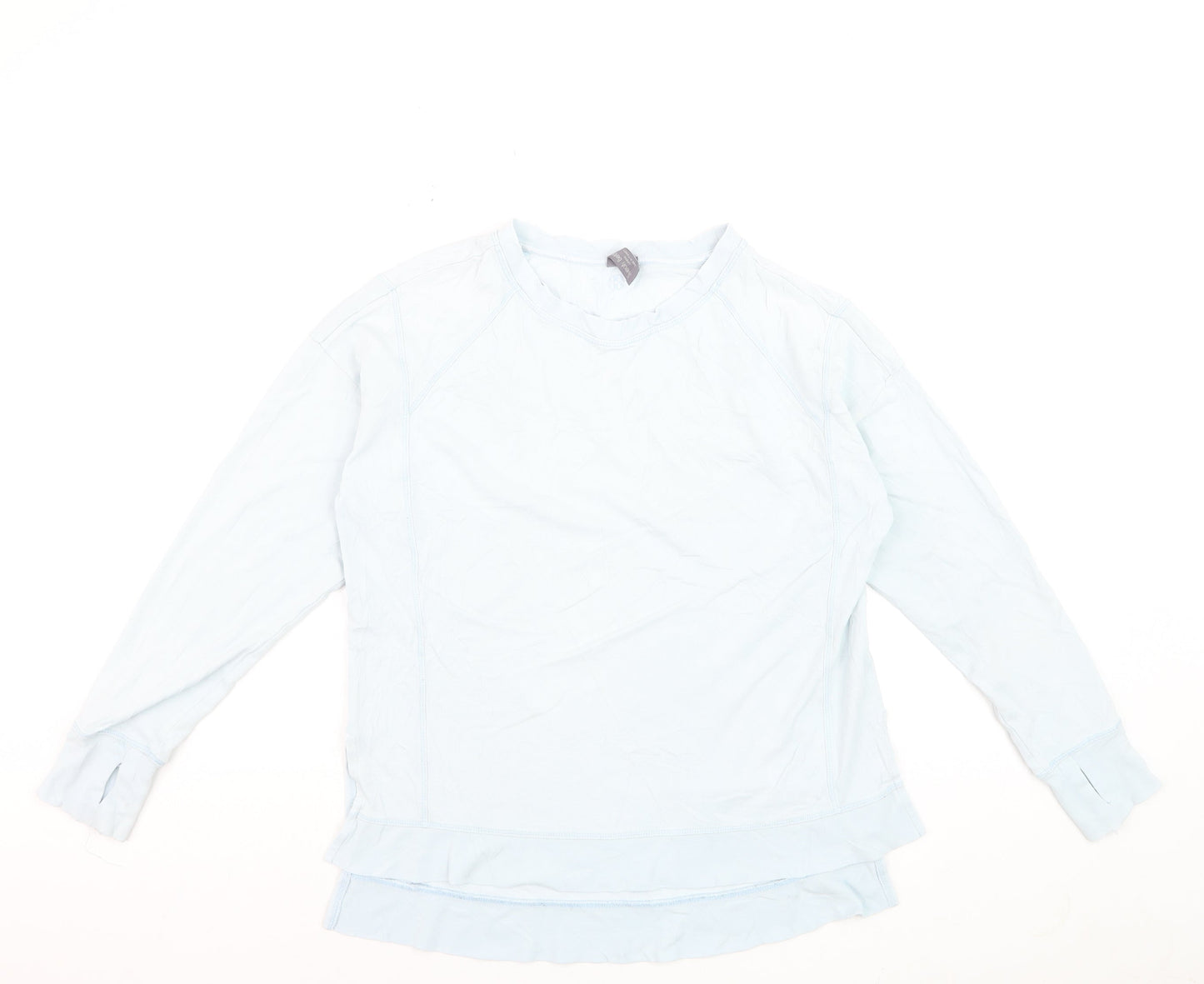 Sweaty Betty Women’s Blue XS Pullover Sweatshirt Raglan Long Sleeve Top