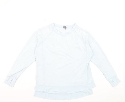Sweaty Betty Women’s Blue XS Pullover Sweatshirt Raglan Long Sleeve Top