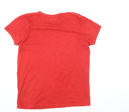 Fortnite Men’s Red XL Graphic Cotton T-Shirt Short Sleeve Crew Neck