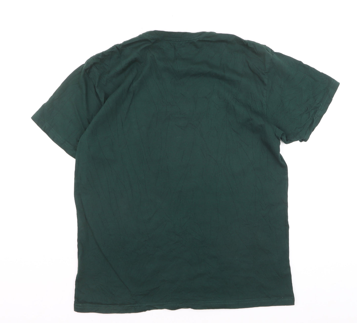 Carhartt Men’s Green Cotton Short Sleeve Logo T-Shirt M