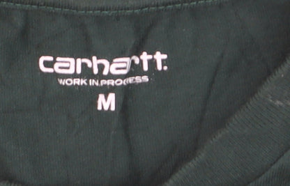 Carhartt Men’s Green Cotton Short Sleeve Logo T-Shirt M