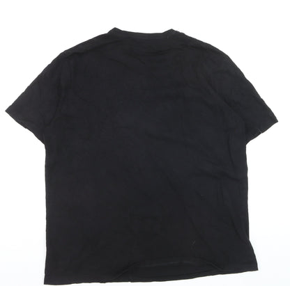 F&F Xbox Black Green Graphic Men's 2XL Short Sleeve T-Shirt