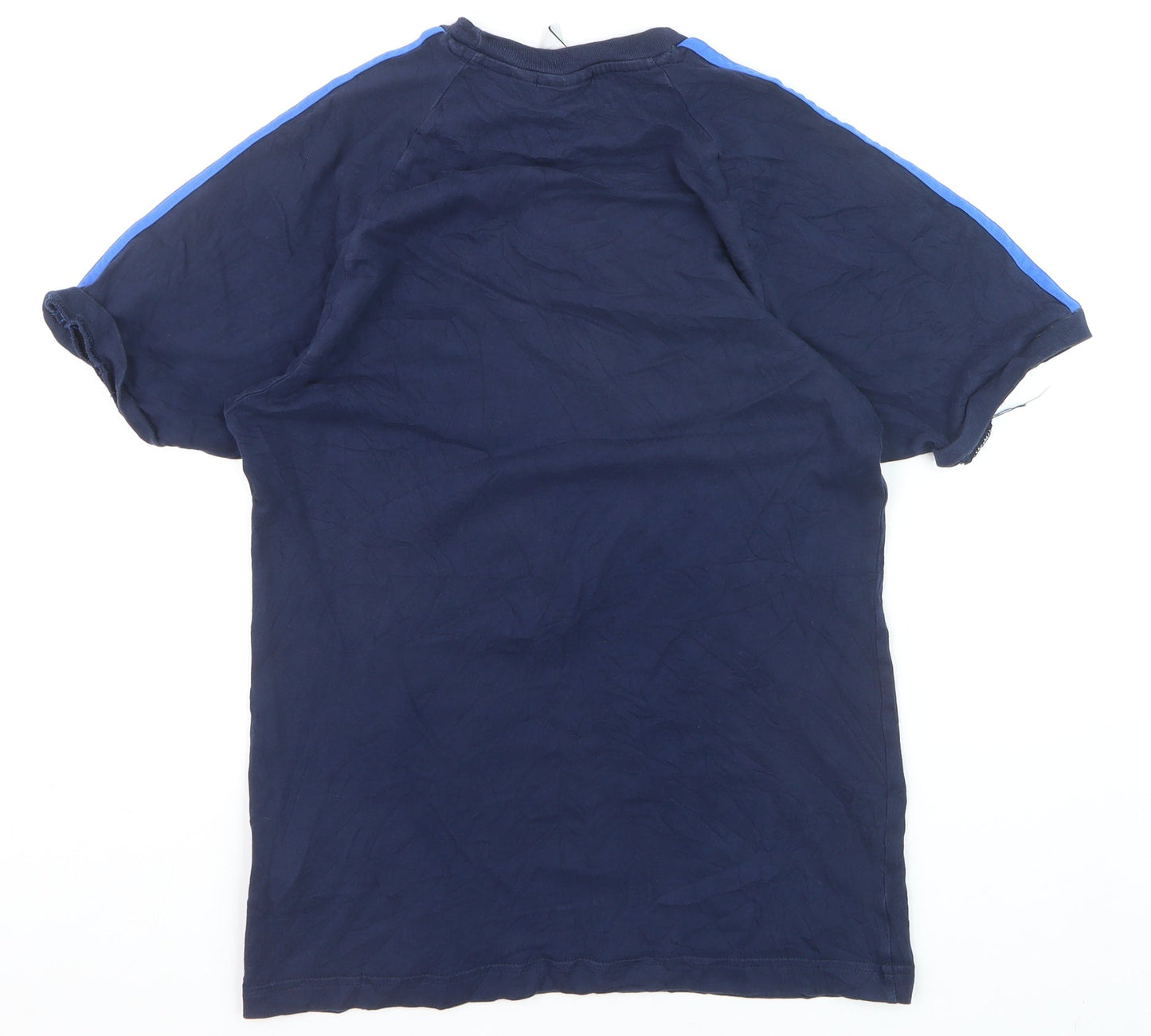 Adidas Men's Navy Blue Crew Neck Short Sleeve T-Shirt XS