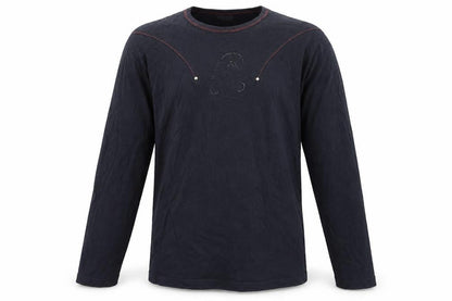 Replay Men’s Black Long Sleeve Cotton Crew Neck Top M