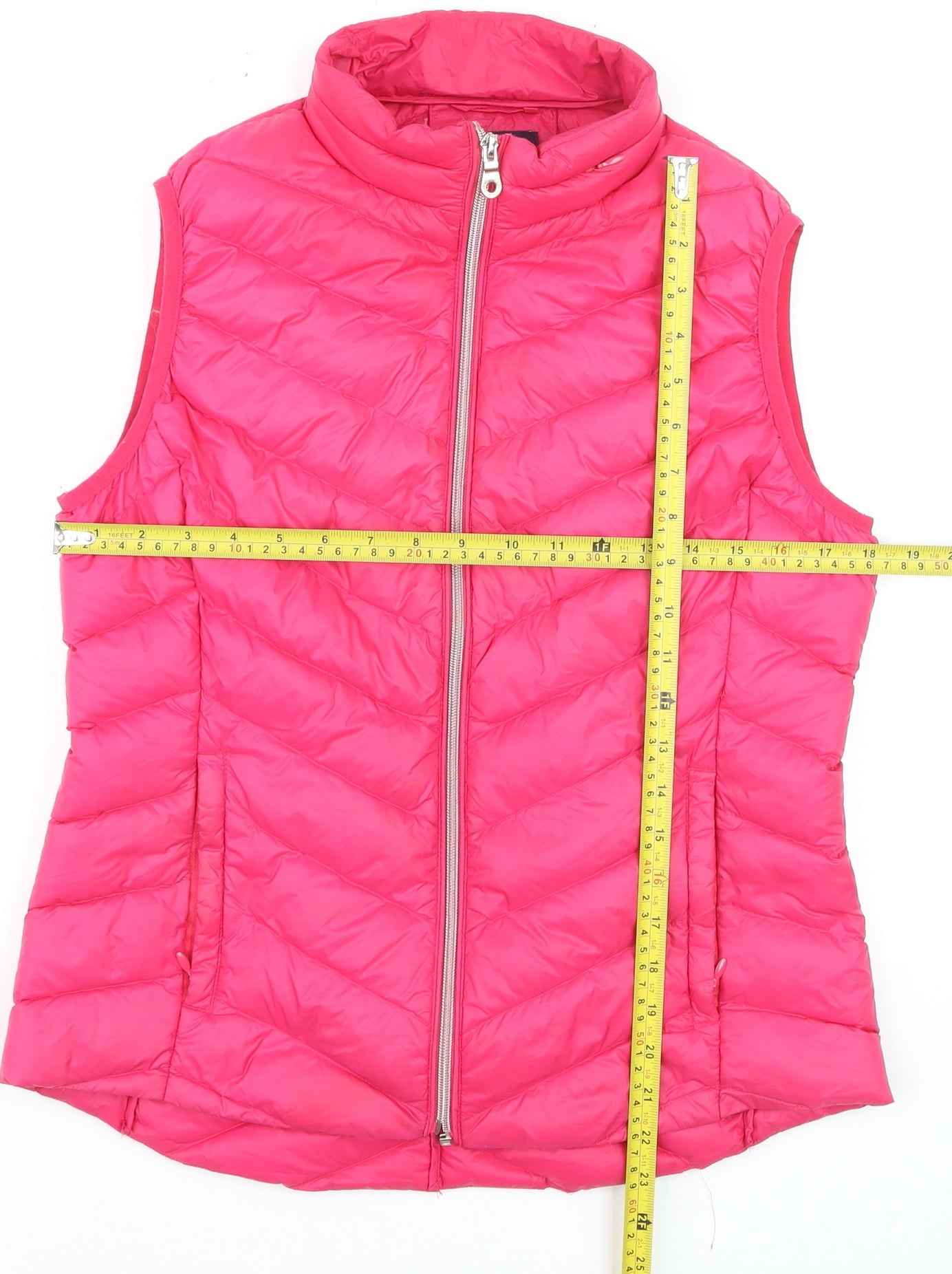 Marks and Spencer Women's Pink Lightweight Padded Gilet Size 14