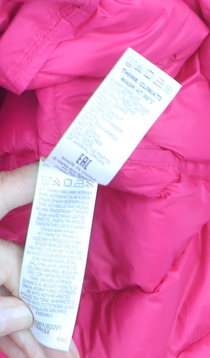 Marks and Spencer Women's Pink Lightweight Padded Gilet Size 14