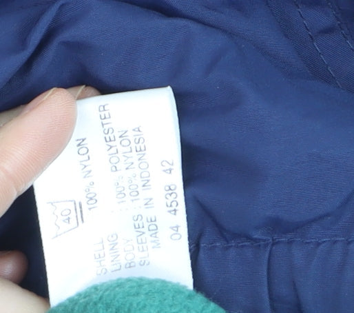 Peter Storm Mens Blue M Fleece Lined Waterproof Jacket
