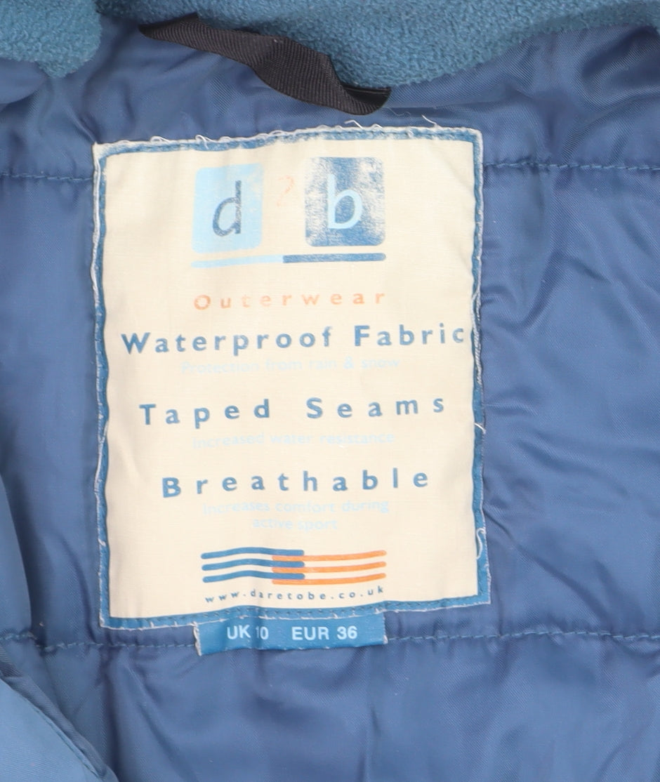 Dare 2b Men's Blue Waterproof Breathable Parka Jacket Size 36