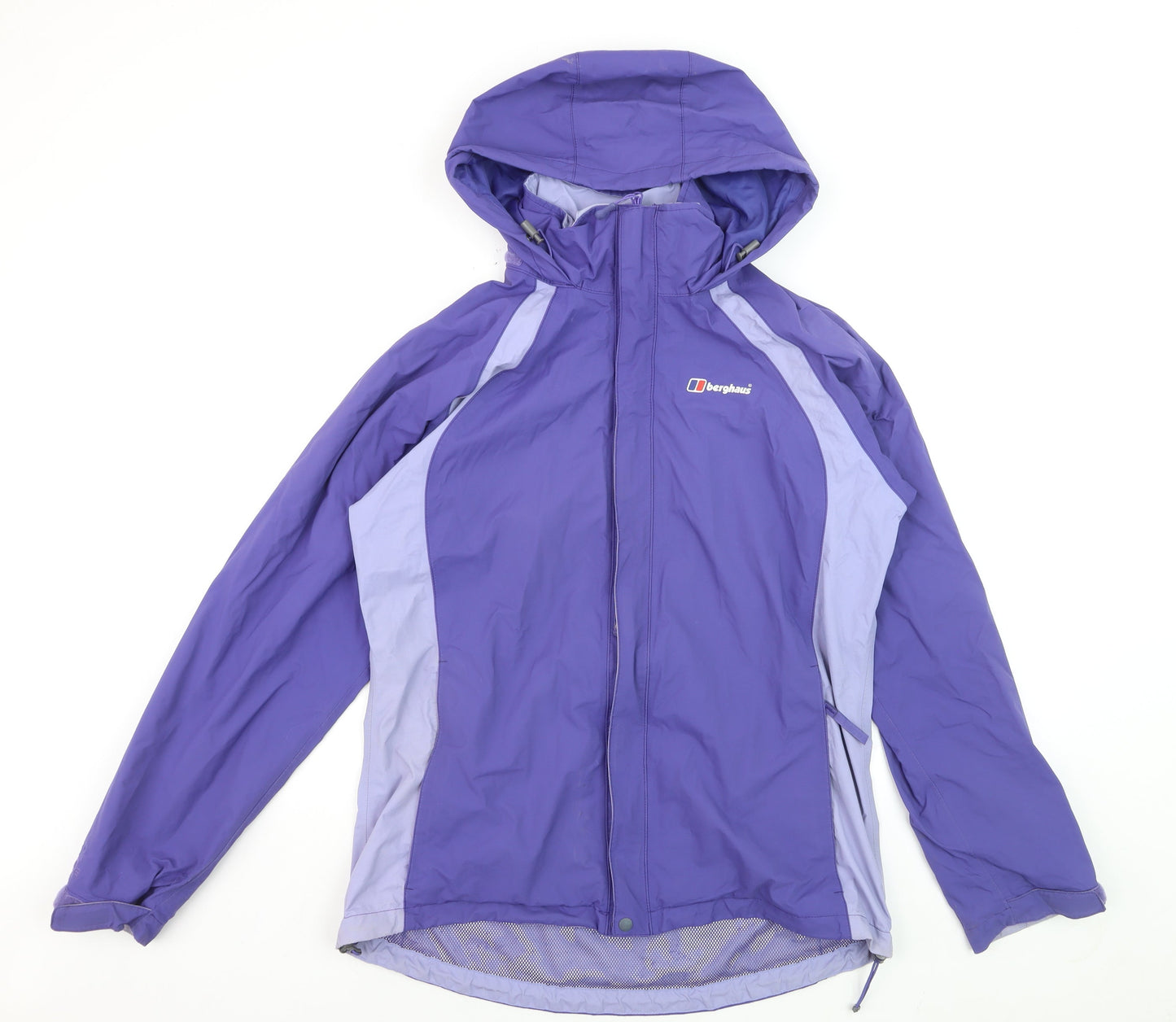 Berghaus Womens Purple Waterproof Hooded Rain Jacket Size 14