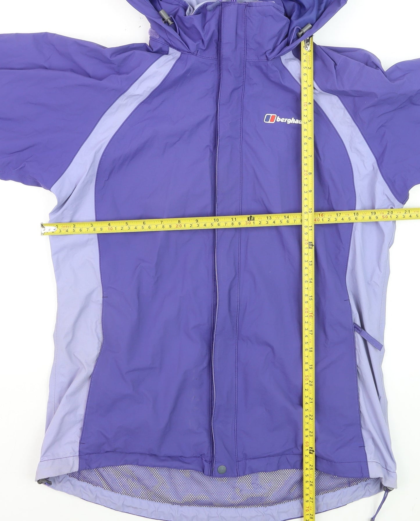 Berghaus Womens Purple Waterproof Hooded Rain Jacket Size 14