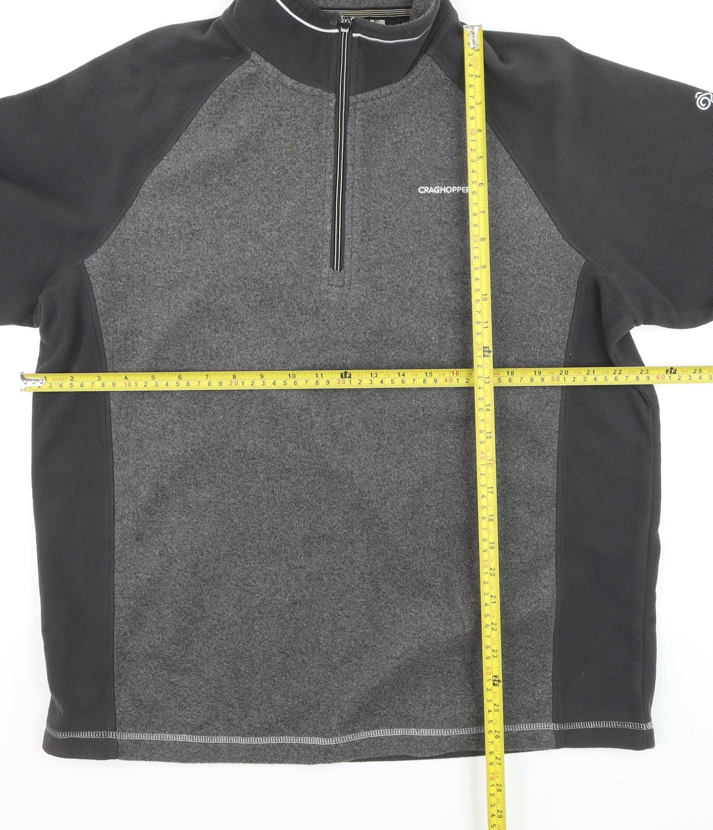 Craghoppers Men’s Grey 2XL Fleece Half Zip Sweatshirt