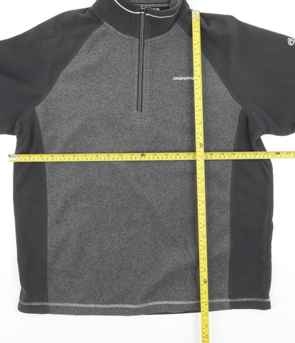 Craghoppers Men’s Grey 2XL Fleece Half Zip Sweatshirt