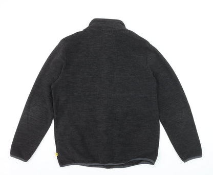 möberg Men's Black Full Zip Fleece Sweatshirt Size L Outdoor