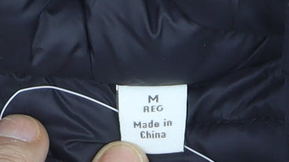 Marks and Spencer Men's Black M Regular Hooded Parka Coat