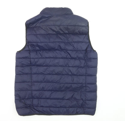 Primark Men's Blue 2XL Puffer Waistcoat Lightweight Quilted Gilet