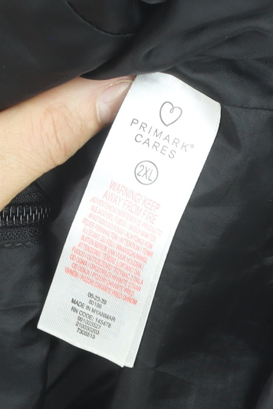 Primark Men's Blue 2XL Puffer Waistcoat Lightweight Quilted Gilet