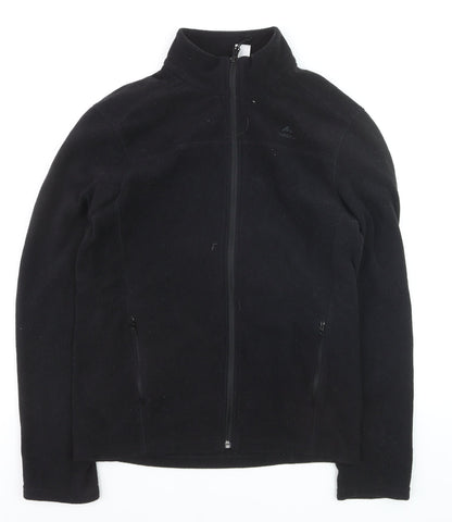 Quechua Men's Black Full Zip Fleece Sweatshirt M