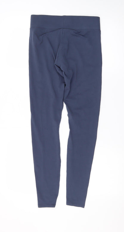 New Look Women’s Blue Cotton Stretch Jersey Leggings Size 10