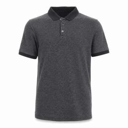 Next Men's Grey Cotton Short Sleeve Polo Shirt Size S
