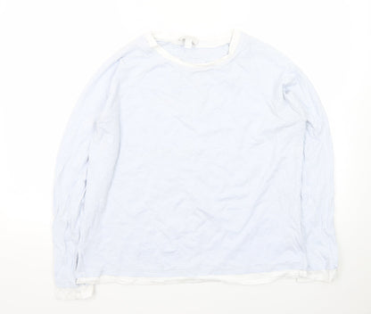 The White Company Women’s White Long Sleeve Cotton T-Shirt Size 16