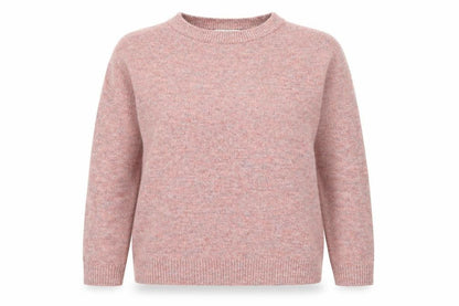 George Women's Pink Crew Neck Pullover Knit Jumper Size Small 8-10