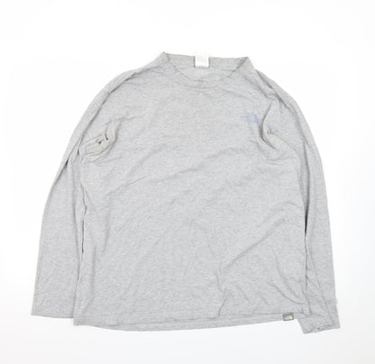 The North Face Men’s Grey Long Sleeve Crew Neck Outdoor T-Shirt Size L