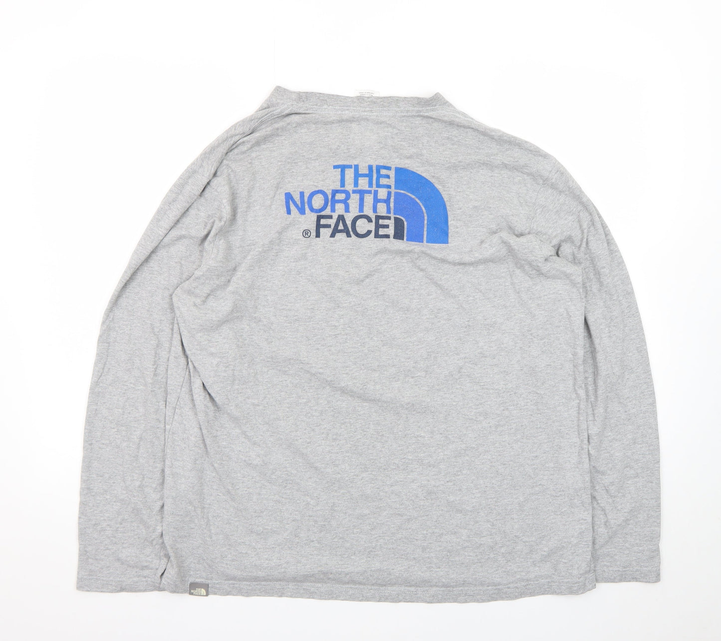 The North Face Men’s Grey Long Sleeve Crew Neck Outdoor T-Shirt Size L