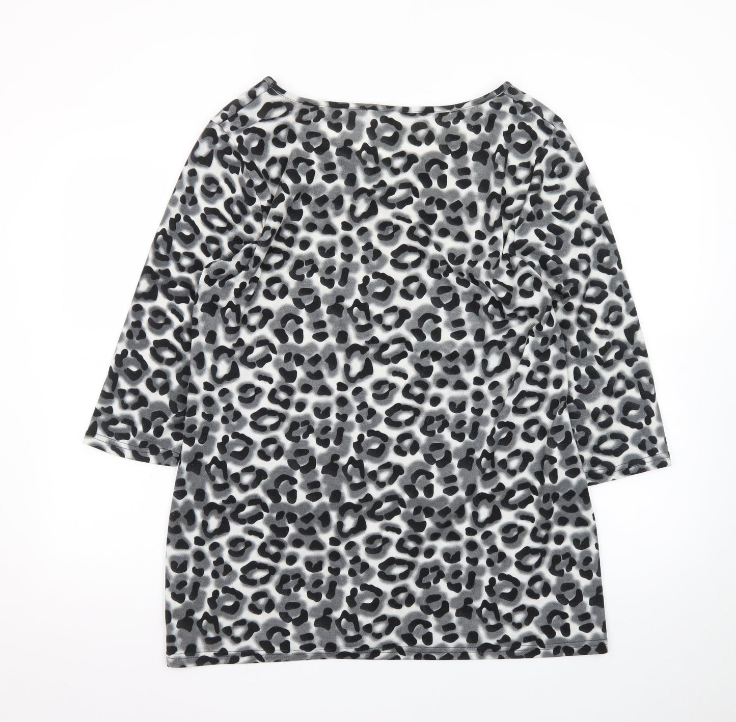 Store Twenty One Women's Grey Animal Print Bodycon Dress Size 16